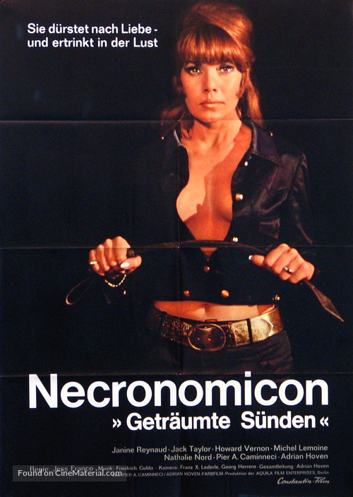 Necronomicon - Getr&auml;umte S&uuml;nden - German Movie Poster
