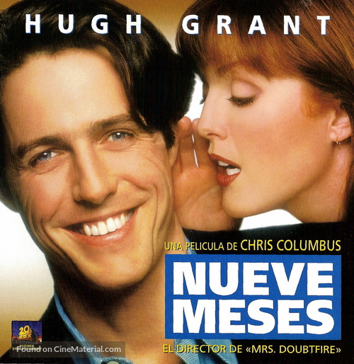 Nine Months - Argentinian DVD movie cover