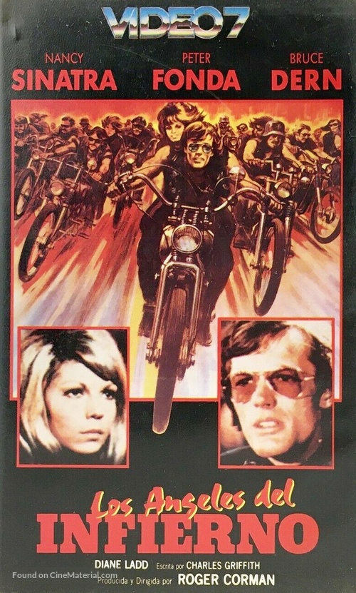 The Wild Angels - Spanish VHS movie cover