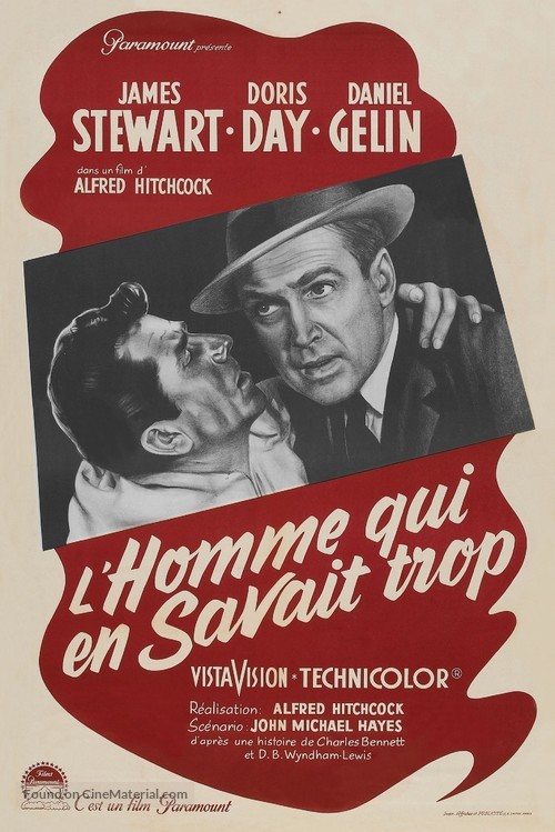 The Man Who Knew Too Much - French Movie Poster