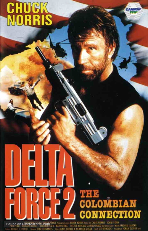 Delta Force 2: The Colombian Connection - German Movie Cover