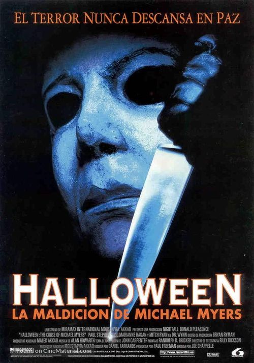 Halloween: The Curse of Michael Myers - Spanish Movie Poster