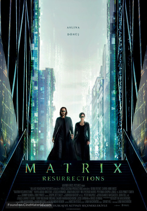 The Matrix Resurrections - Turkish Movie Poster