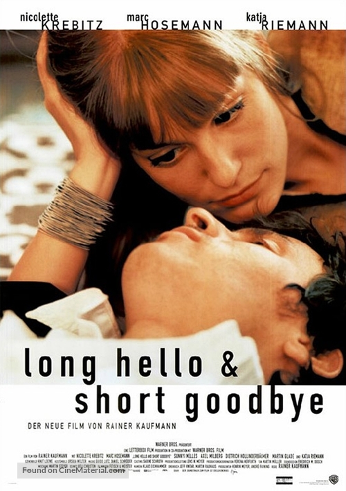 Long Hello and Short Goodbye - German Movie Poster