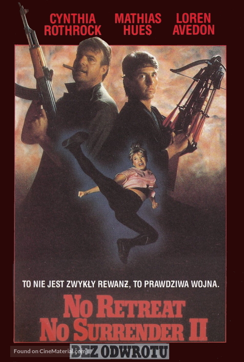 No Retreat No Surrender 2 - Polish Movie Cover