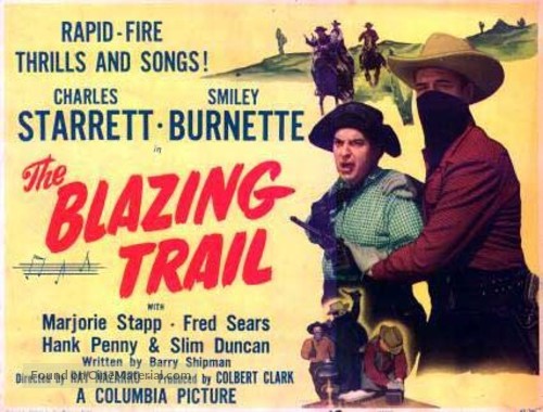 The Blazing Trail - Movie Poster