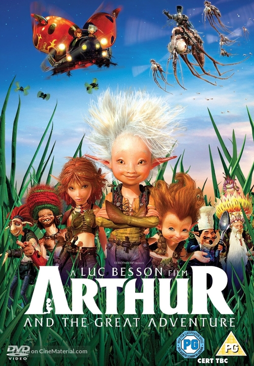 Arthur et la vengeance de Maltazard - British DVD movie cover