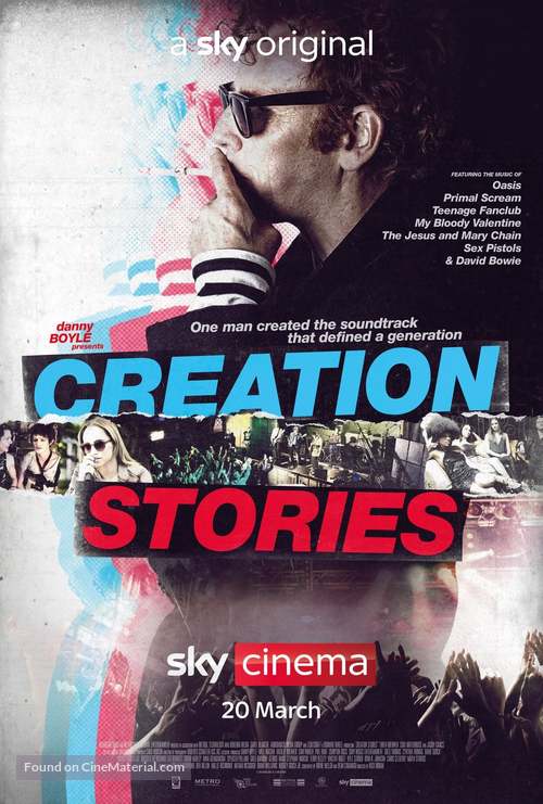 Creation Stories - British Movie Poster