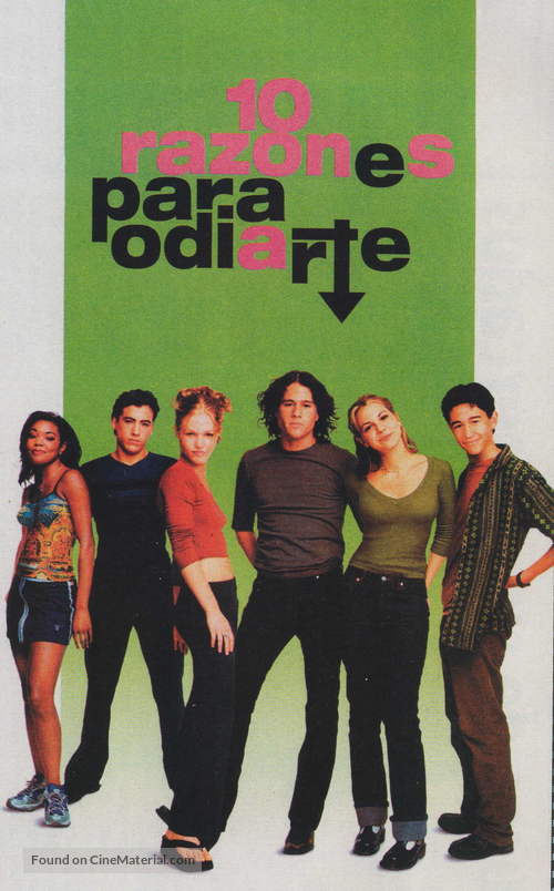 10 Things I Hate About You - Spanish VHS movie cover