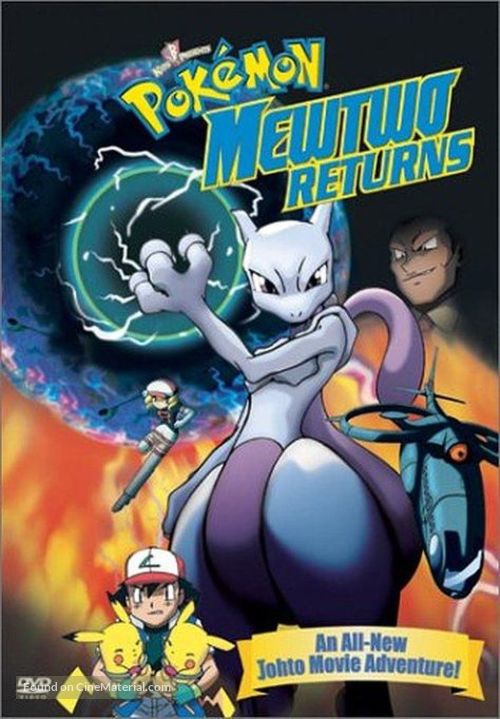 Pok&egrave;mon: Mewtwo Returns - DVD movie cover