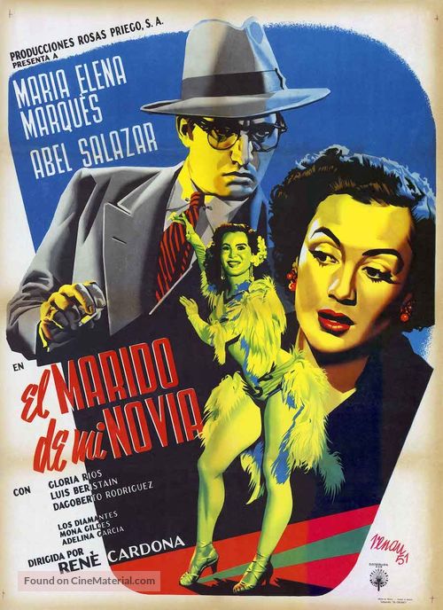 El marido de mi novia - Mexican Movie Poster