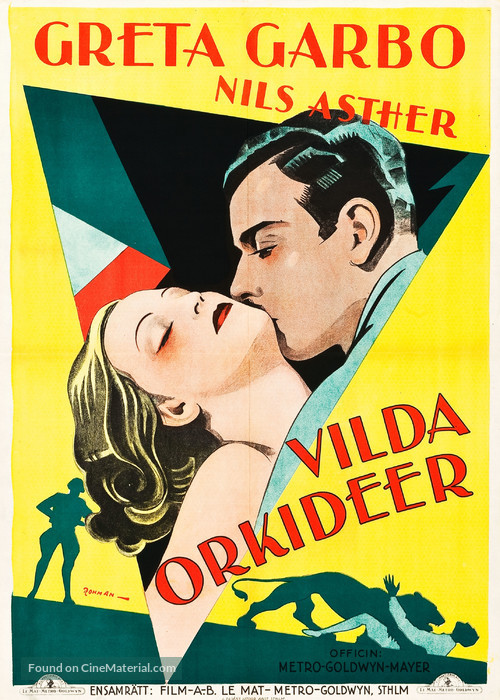 Wild Orchids - Swedish Movie Poster