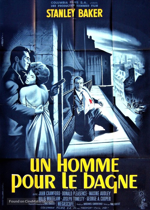 Hell Is a City - French Movie Poster