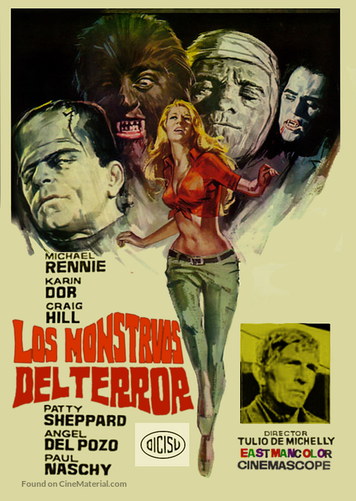 Los monstruos del terror - Spanish Movie Poster
