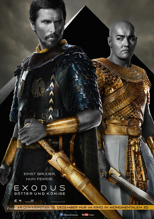 Exodus: Gods and Kings - German Movie Poster
