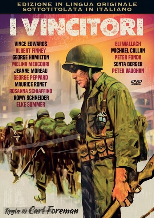 The Victors - Italian DVD movie cover