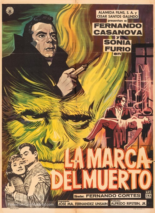 La marca del muerto - Mexican Movie Poster