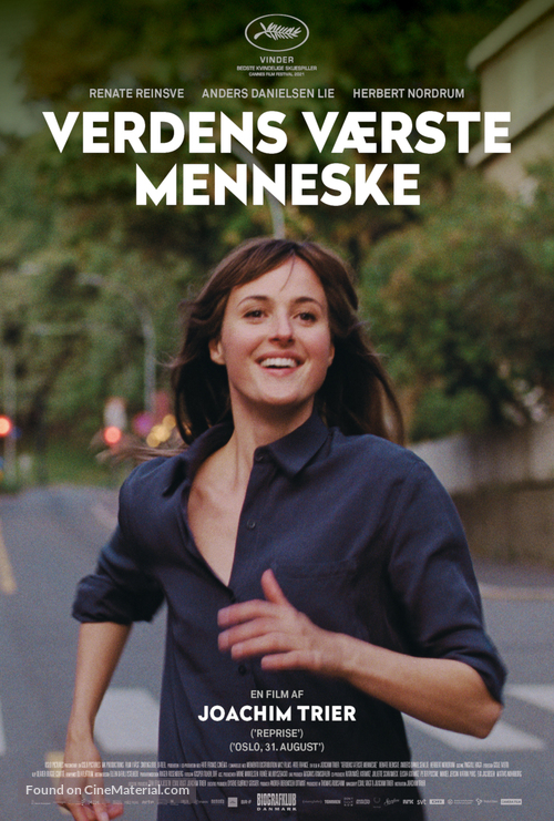 Verdens verste menneske - Danish Movie Poster