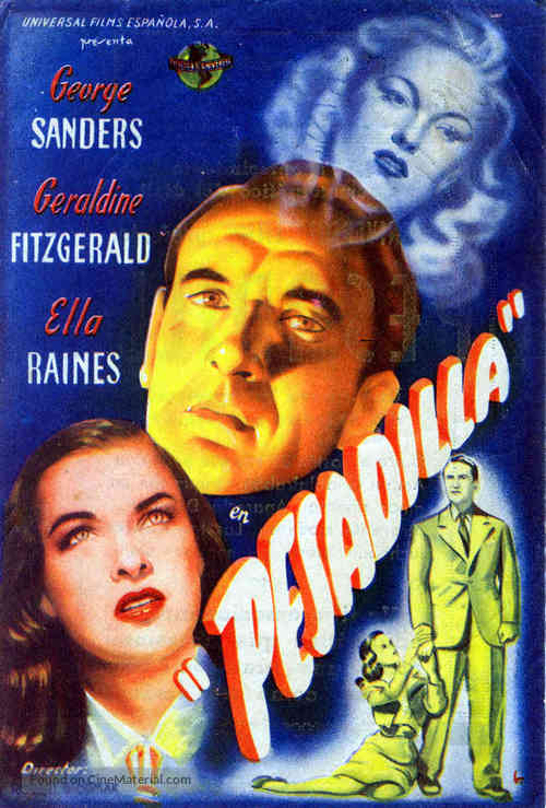The Strange Affair of Uncle Harry - Spanish Movie Poster