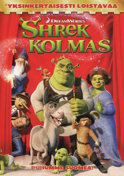 Shrek the Third - Finnish Movie Cover