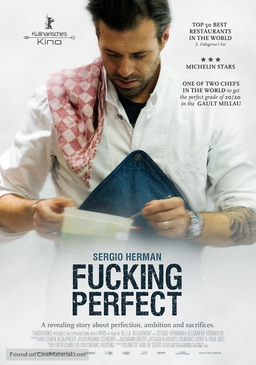 Sergio Herman, Fucking Perfect - Dutch Movie Poster