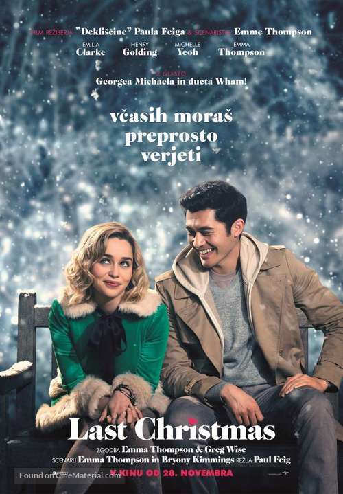 Last Christmas - Slovenian Movie Poster