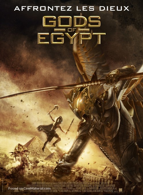 Gods of Egypt - French Movie Poster