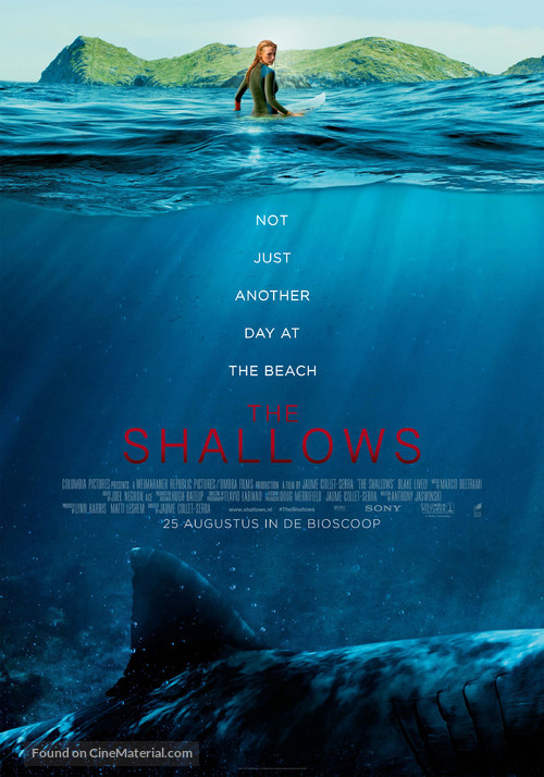 The Shallows - Dutch Movie Poster