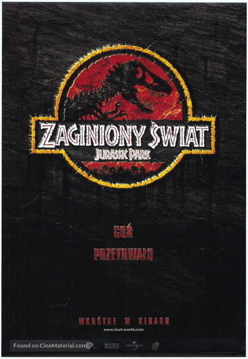 The Lost World: Jurassic Park - Polish Movie Poster
