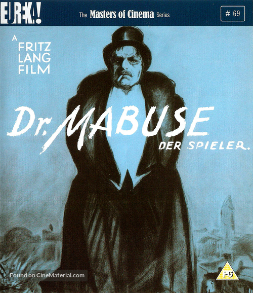 Dr. Mabuse, der Spieler - Ein Bild der Zeit - British Blu-Ray movie cover