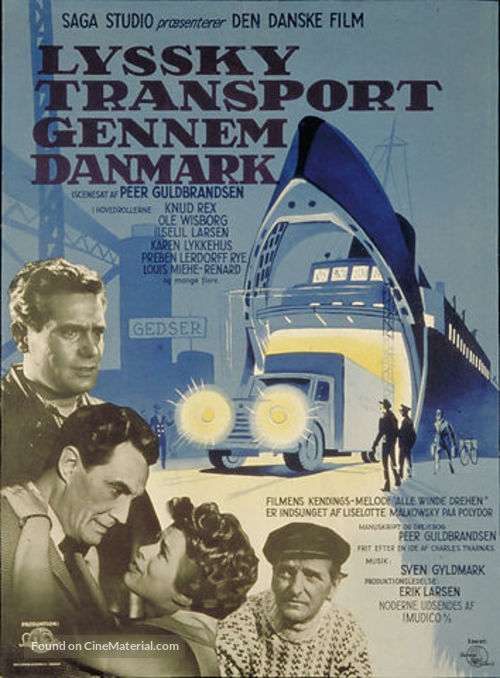 Lyssky transport gennem Danmark - Danish Movie Poster