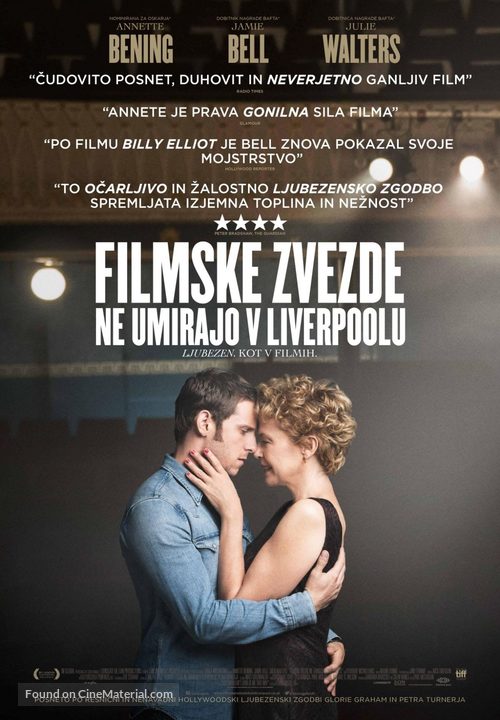 Film Stars Don&#039;t Die in Liverpool - Slovenian Movie Poster