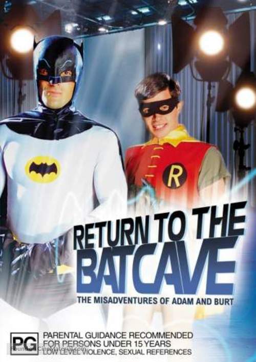 Return to the Batcave: The Misadventures of Adam and Burt - Australian DVD movie cover