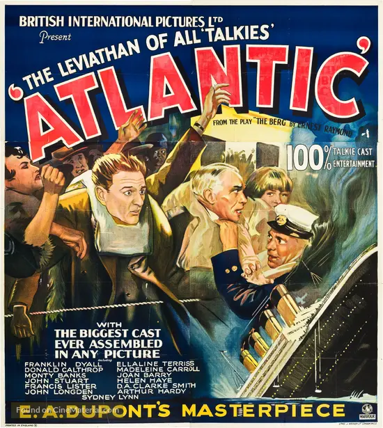 Atlantic 1929 Movie Poster