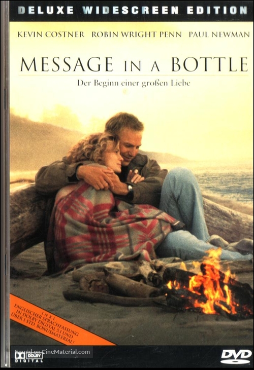 Message in a Bottle - German DVD movie cover