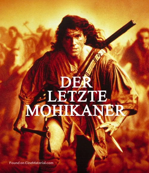 The Last of the Mohicans - German Blu-Ray movie cover