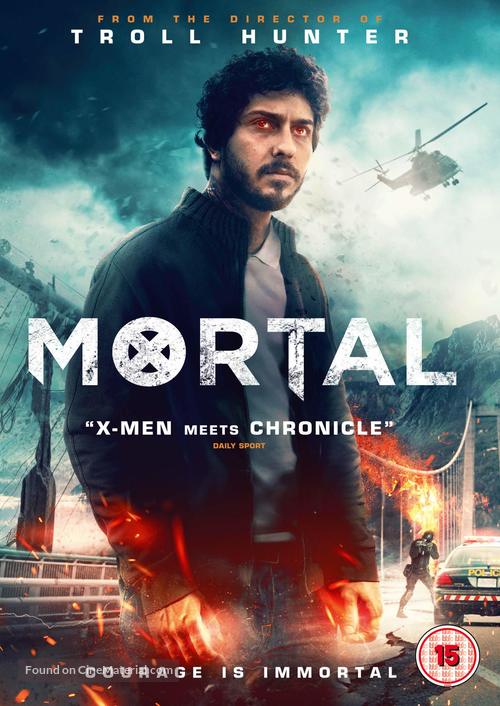 Mortal - British DVD movie cover