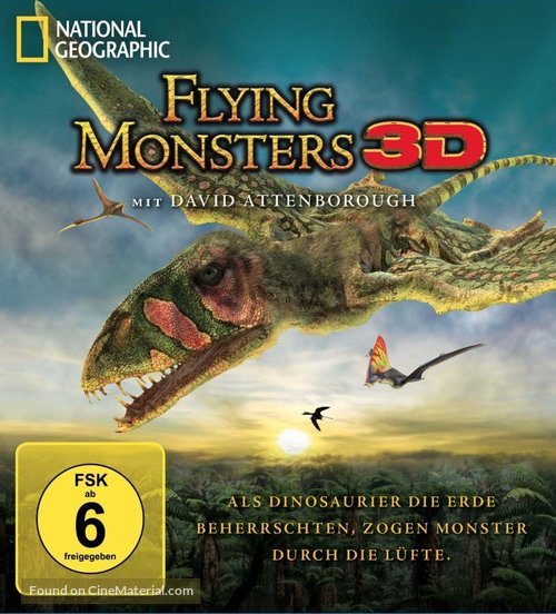 Flying Monsters 3D with David Attenborough - German Blu-Ray movie cover