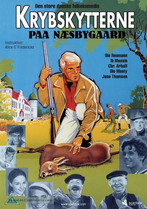 Krybskytterne p&aring; N&aelig;sbyg&aring;rd - Danish DVD movie cover