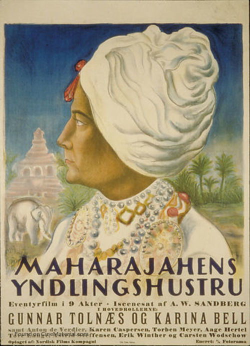 Maharadjahens yndlingshustru III - Danish Movie Poster