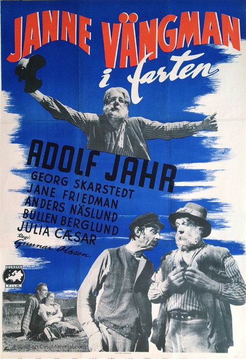 Janne V&auml;ngman i farten - Swedish Movie Poster