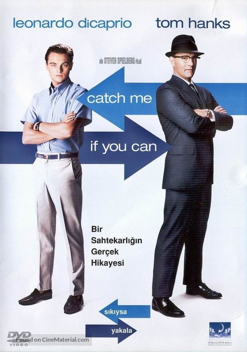 Catch Me If You Can - Turkish DVD movie cover