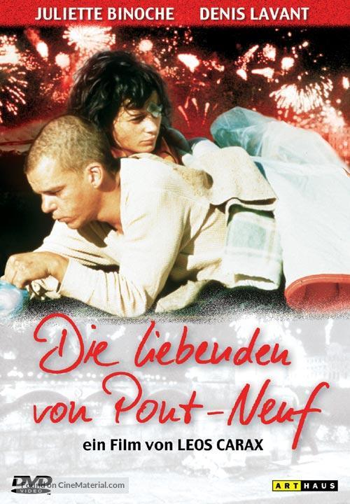 Les amants du Pont-Neuf - German Movie Cover
