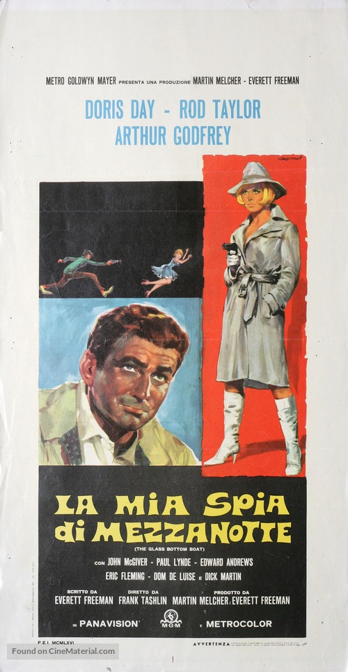 The Glass Bottom Boat - Italian Movie Poster