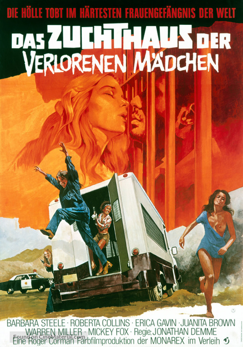 Caged Heat - German Movie Poster
