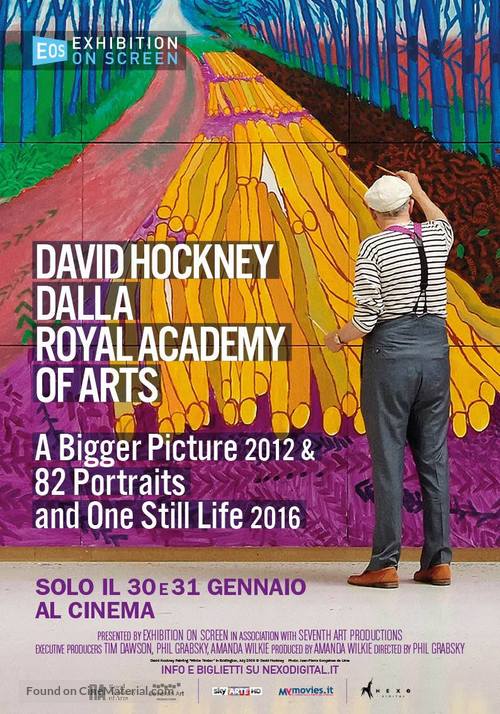 Exhibition on Screen: David Hockney at the Royal Academy of Arts - Italian Movie Poster