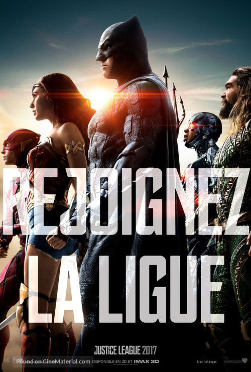 Justice League - French Movie Poster