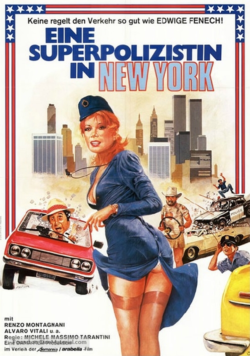 La poliziotta a New York - German Movie Poster