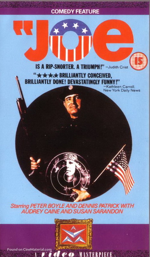 Joe - British VHS movie cover