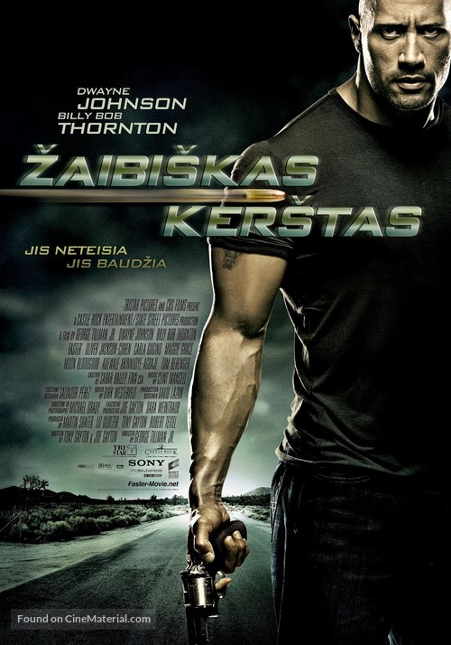 Faster - Lithuanian Movie Poster